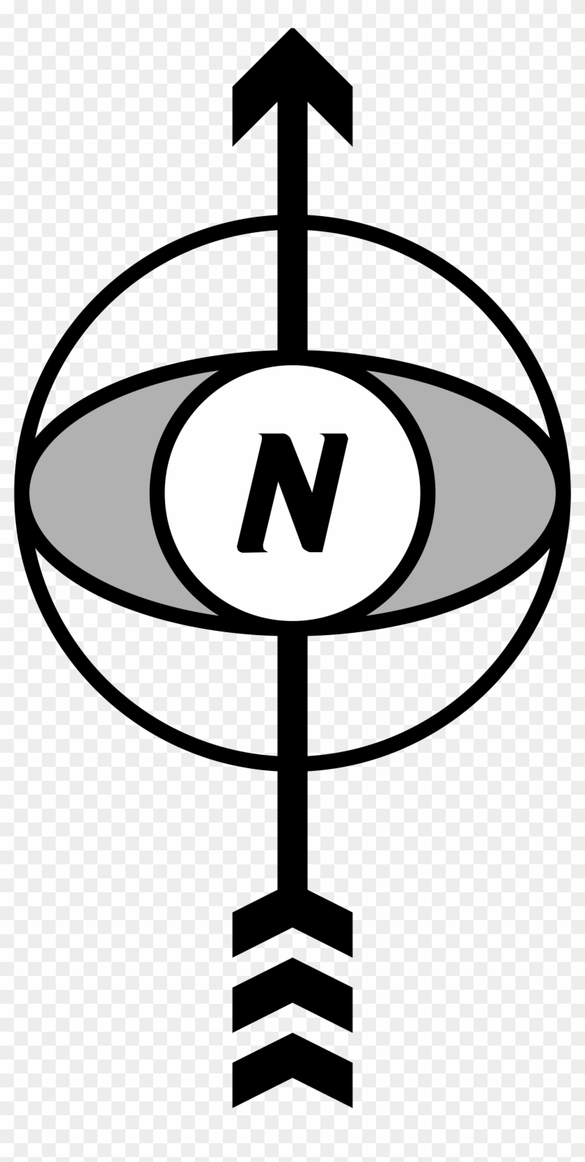 Arrow North Cfcf - Orientation On A Map #491931