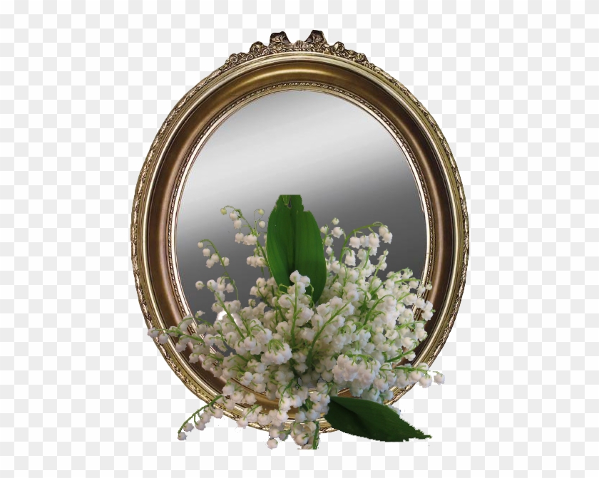 Lily Of The Valley And Mirror - Beaux Gif De Femme #492117