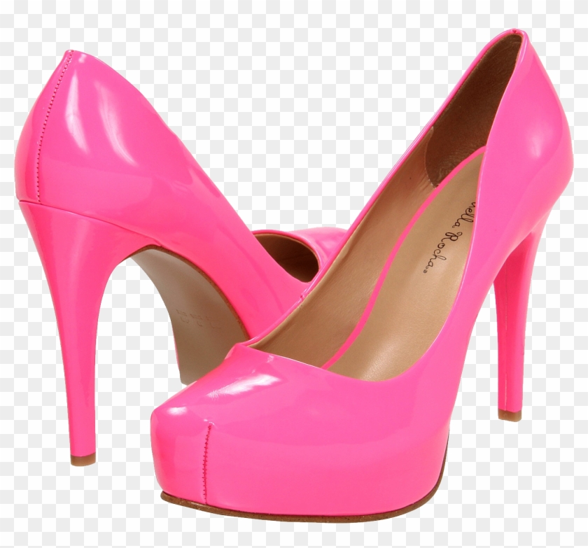 Pink Women Shoes Png Image - Transparent Pink High Heels Png #492152