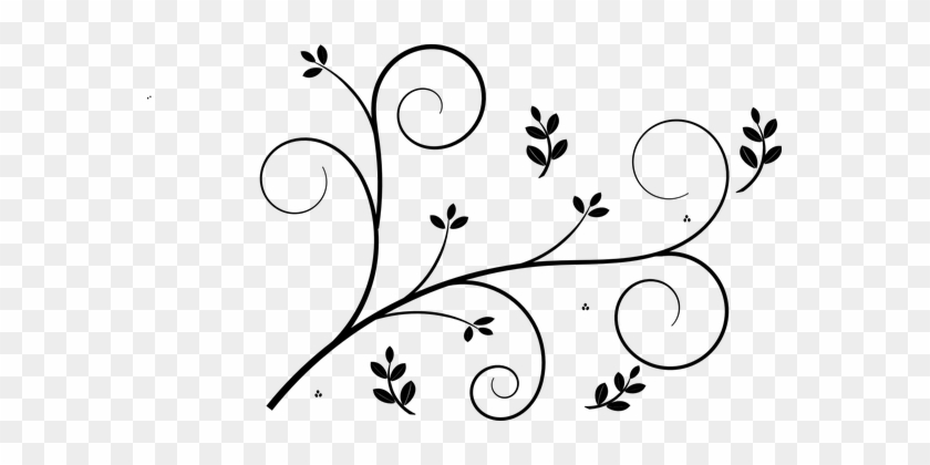 Floral Design Decorative Pattern Retro Ele - Simple Swirl Designs #492160