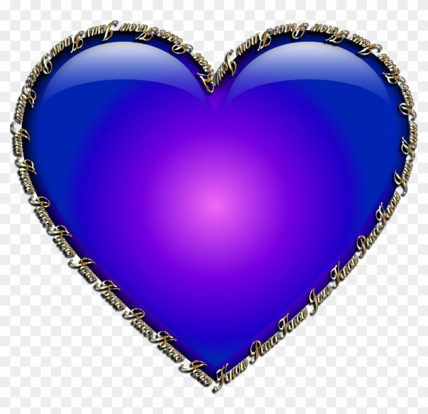 Jesus Know Peace Heart Blue - Jesus Know Peace Heart Blue #492208