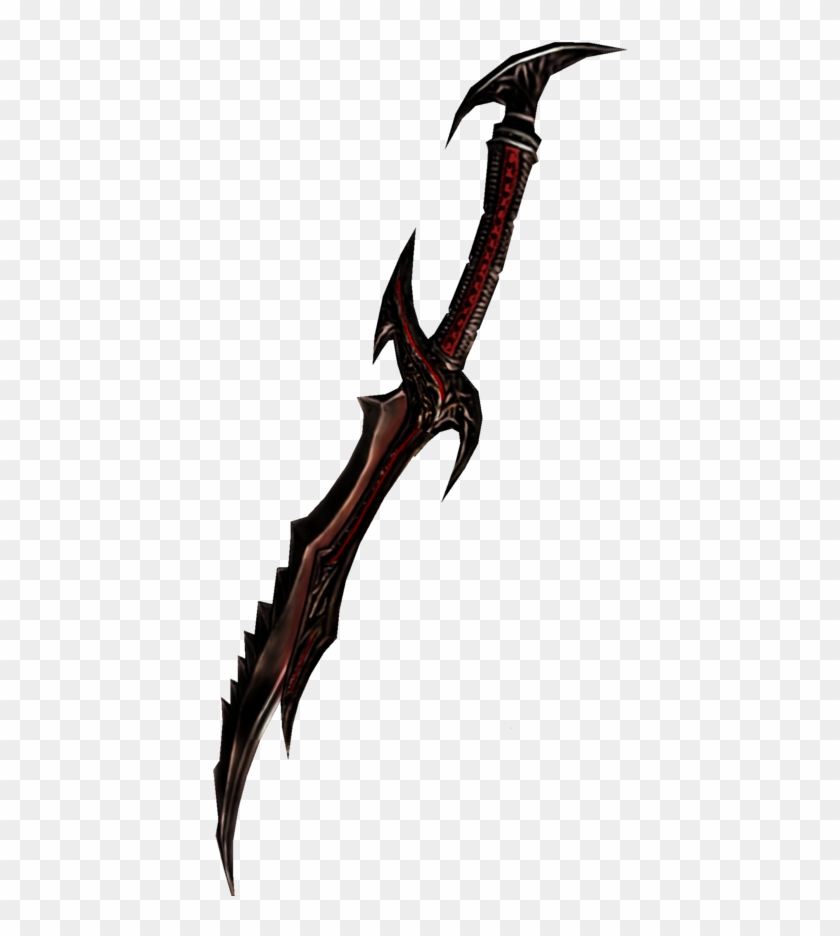Daedric Sword From Skyrim By Sirarturo Skyrim Daedric Sword Png Free Transparent Png Clipart Images Download