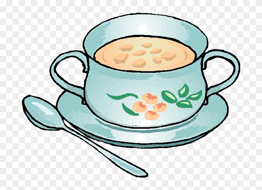 Pinto Beans - Soup And Bread Clip Art #492269