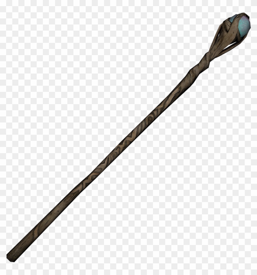Staff-like Weapon With A Blue Glowing Tip - Fenwick Fishing Rods Store #492341