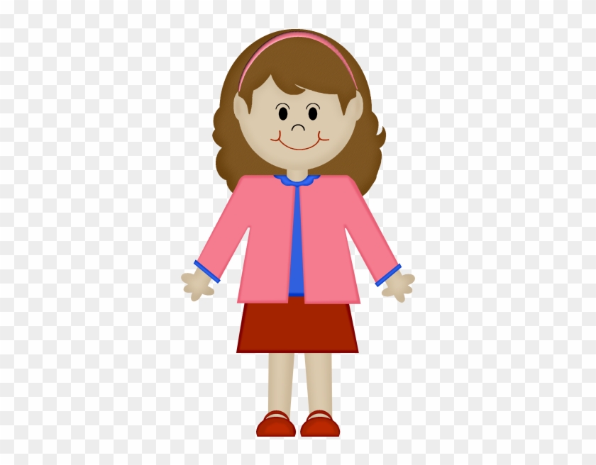 Brown Haired Mom - Clip Art #492350