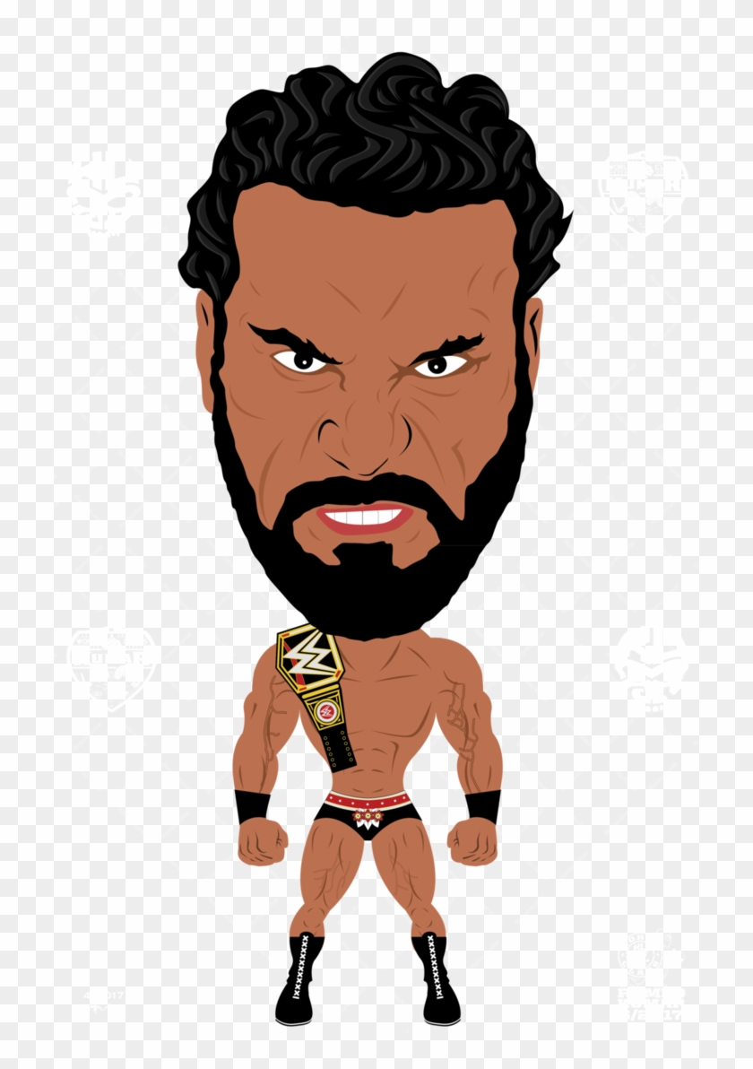 Caricatures - Wwe Cartoon Jinder Mahal #492360