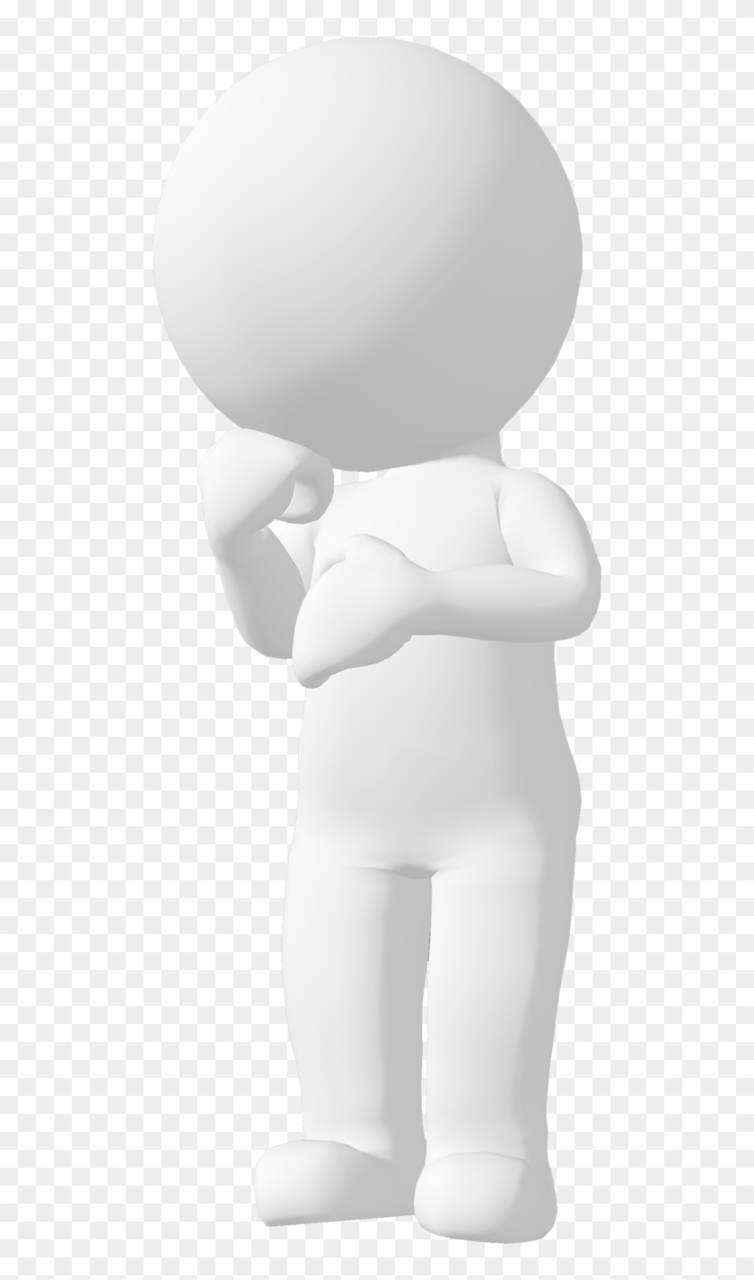 Thinking Man 3d Clipart #492373