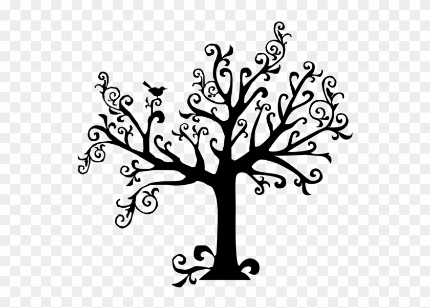 Explore Genealogy Chart, Black Tree, And More - Birds In A Tree Silhouette #492472
