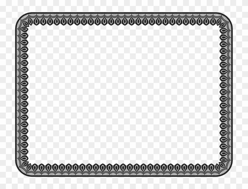 Black Lace Full Sheet Border - Raven Award #492505