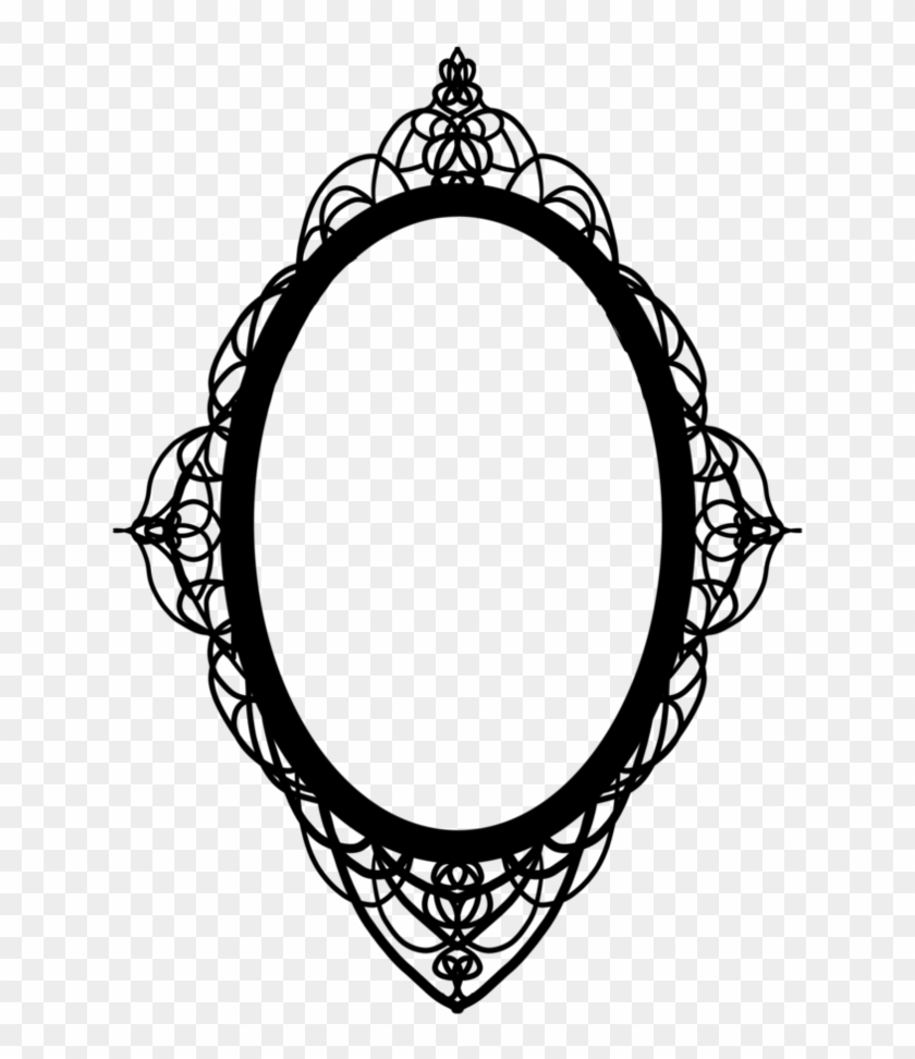 Black Lace Border Clipart Download - Circle #492506