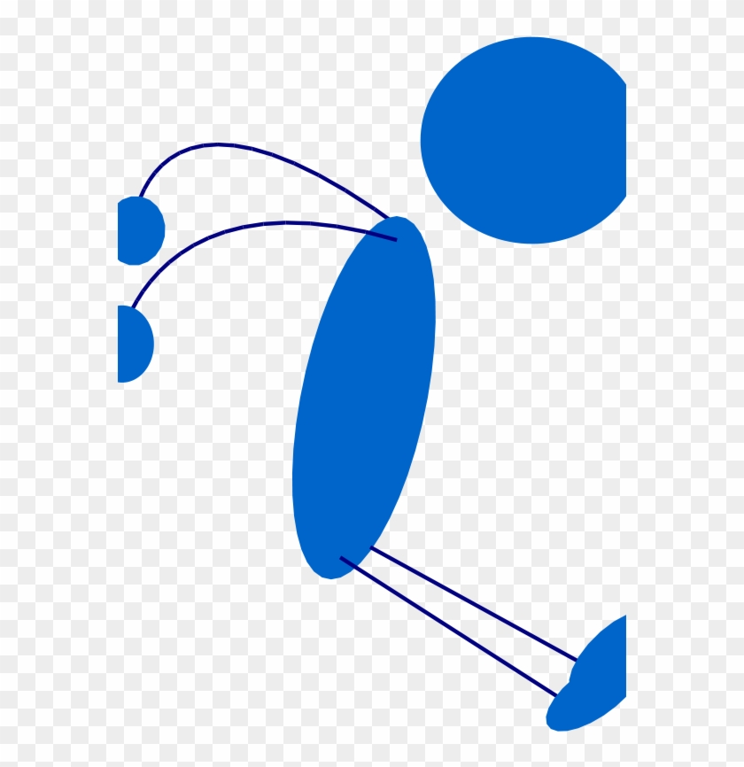 Free Blueman 209 - Stick Man Jumping #492578