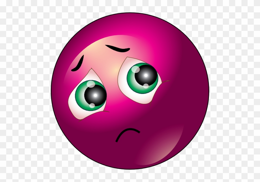 Sad Smiley Emoticon Clipart - Sad Smiley 3d Png #492607