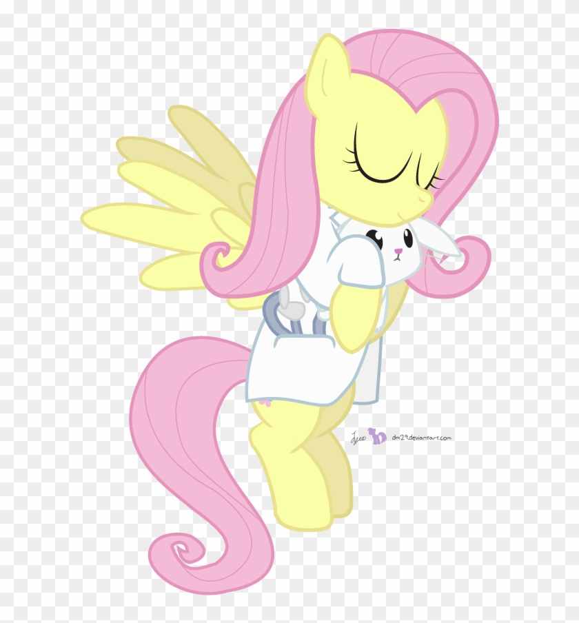 Angel Bunny, Artist - Fluttershy Flying My Little Pony #492634