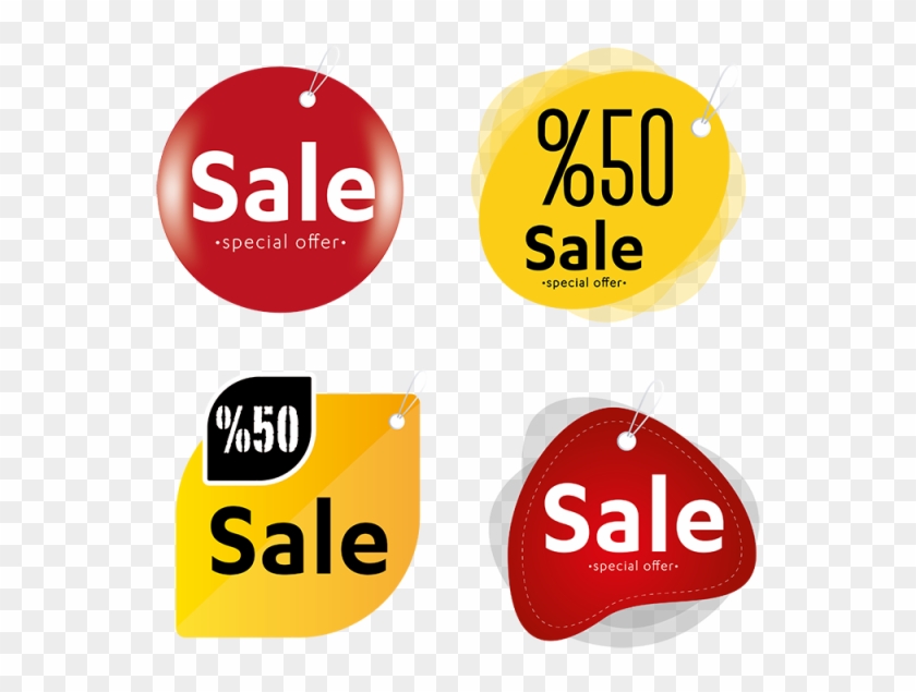 Vector Sales Label Set, Label, Sale, Offer Png And - Vector Graphics #492799