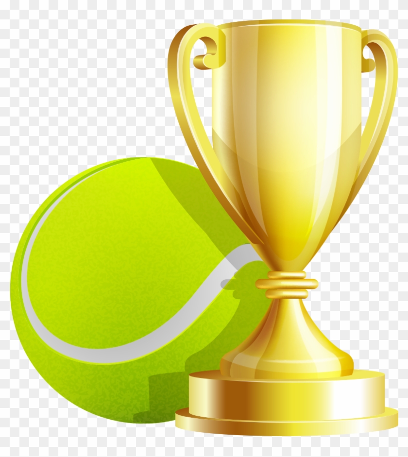 Tennis Ball Trophy Cup - Tennis Ball Trophy Cup #492998