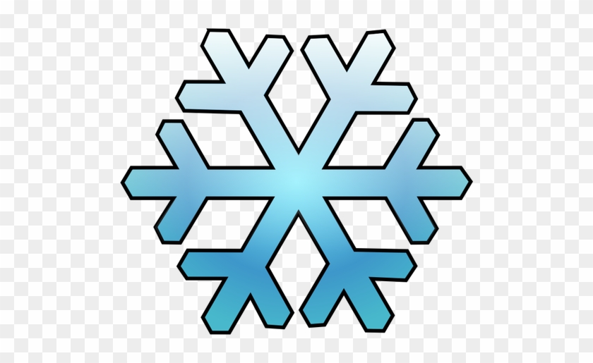 Comment Dessiner Des Flocons De Neige Illustration Vectorielle De Flocon De Neige Bleu Ombré - Snowflake Clip