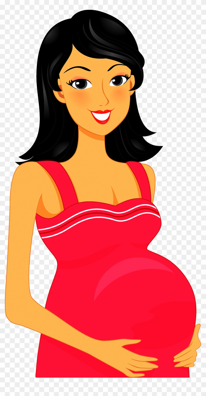 Pregnancy Mother Cartoon Clip Art - Pregnant Woman Cartoon - Free  Transparent PNG Clipart Images Download