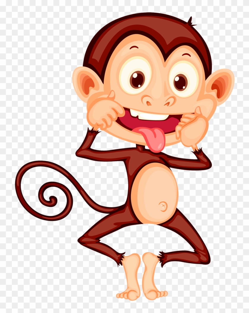 Monkey Businessclipart - Transparent Background Monkey For Scrapbooking #493080