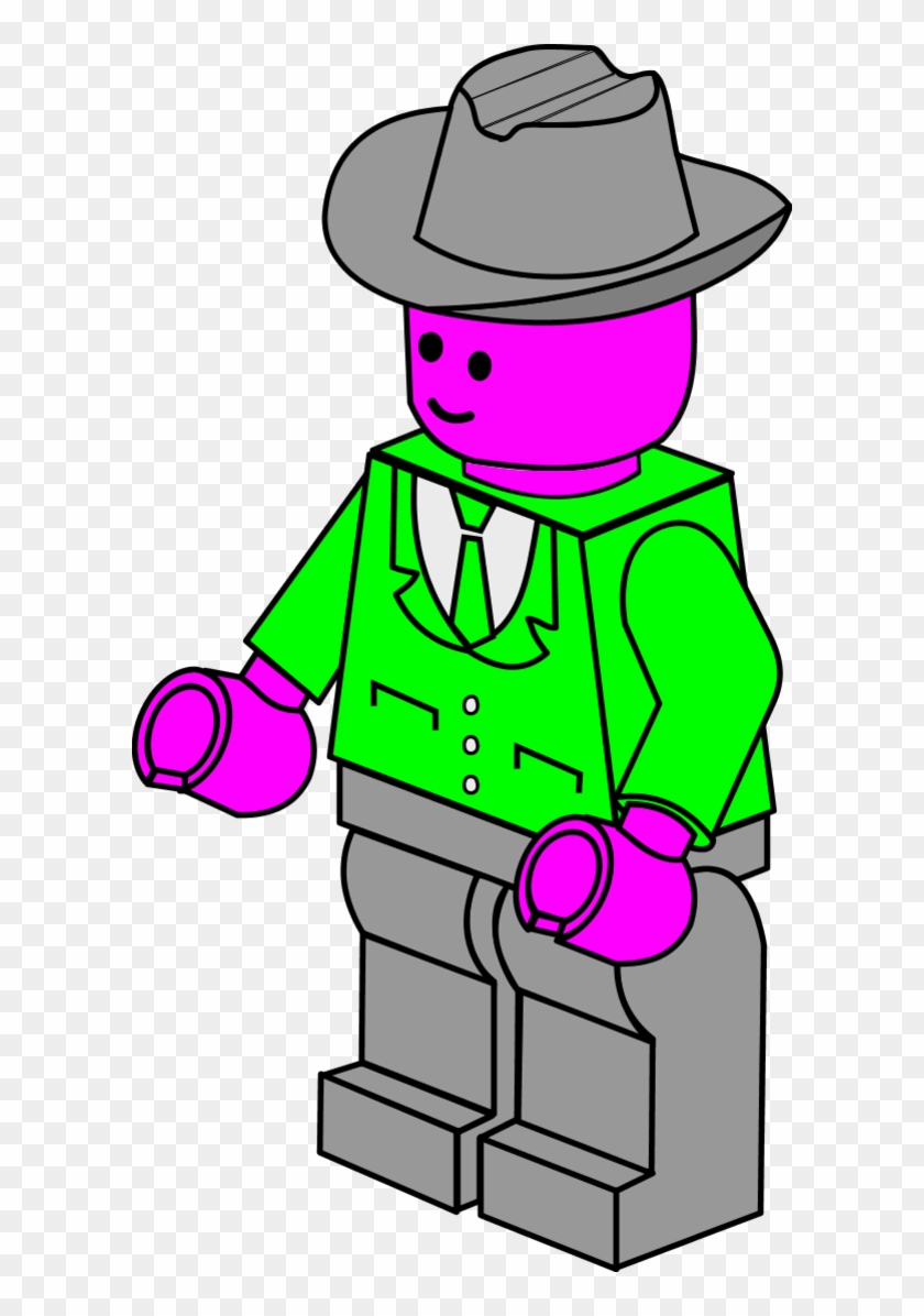 Business Man Lego Vector Clip Art Xsc9fu Clipart - Lego Clipart #493110