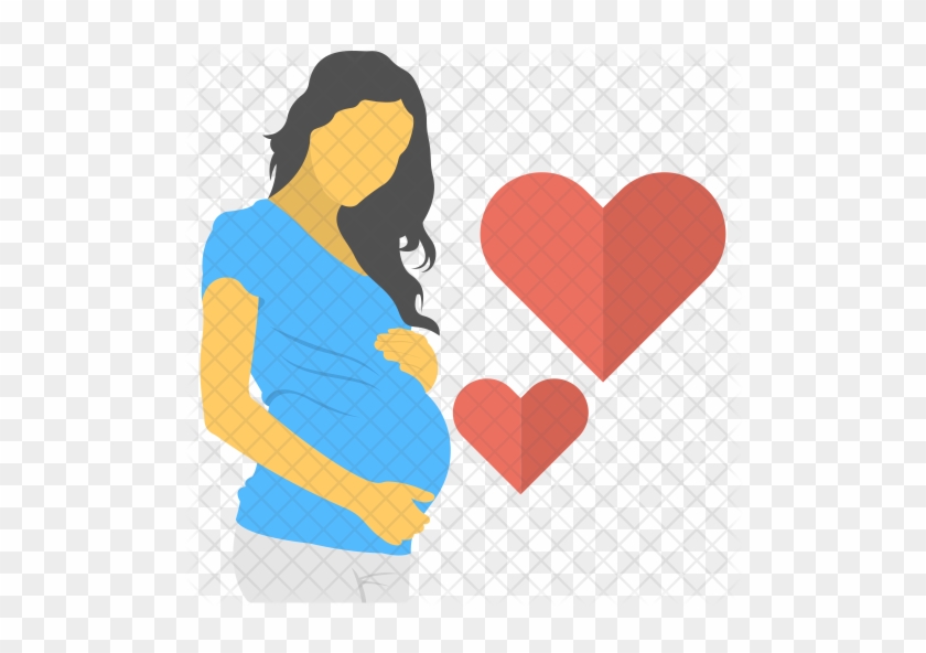 Pregnancy Icon - Pregnant Woman Icon Png #493141