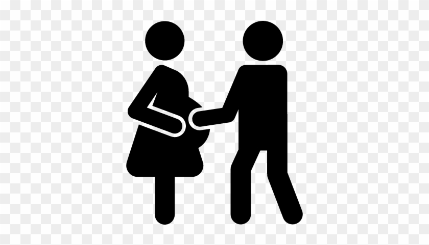 Pregnant Couple Vector - Hermanos Icono #493156