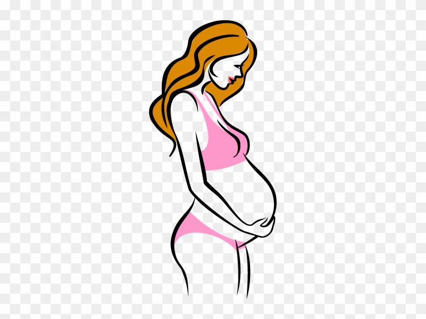 Pregnancy Woman Childbirth U5b55u5987 - Pregnant Woman Cartoon #493160