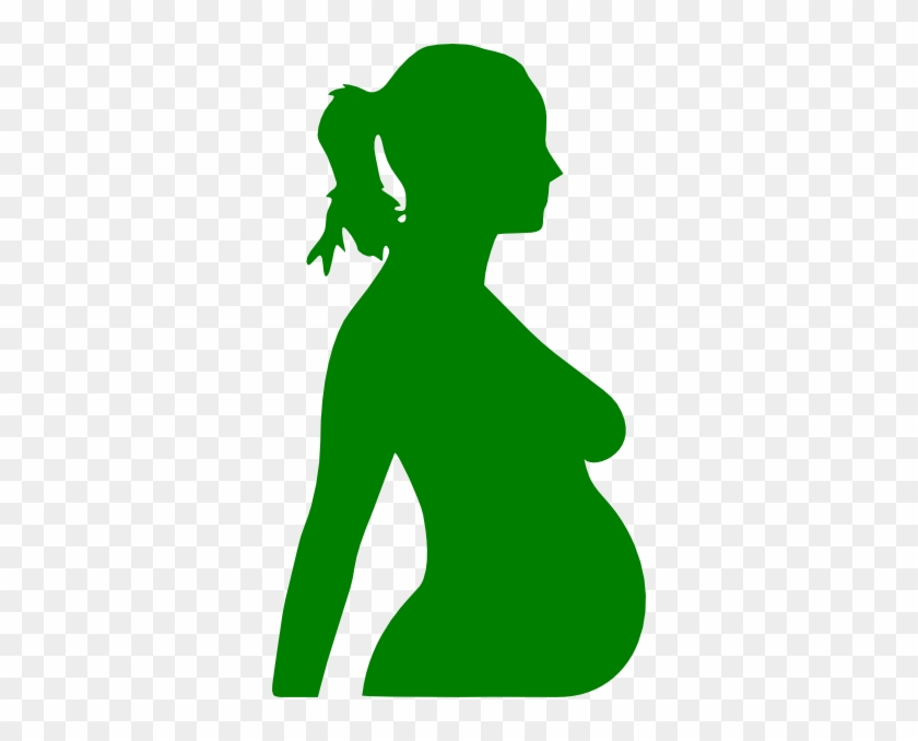 Pregnant Woman Silhouette Clip #493163
