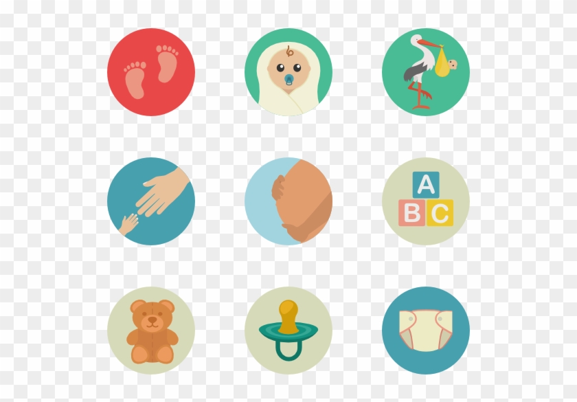 Babycare & Pregnancy - Pregnancy Icon Pack #493164