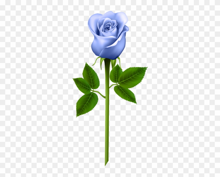 Blue Rose Transparent Png Image - Purple Clip Art Rose #493199