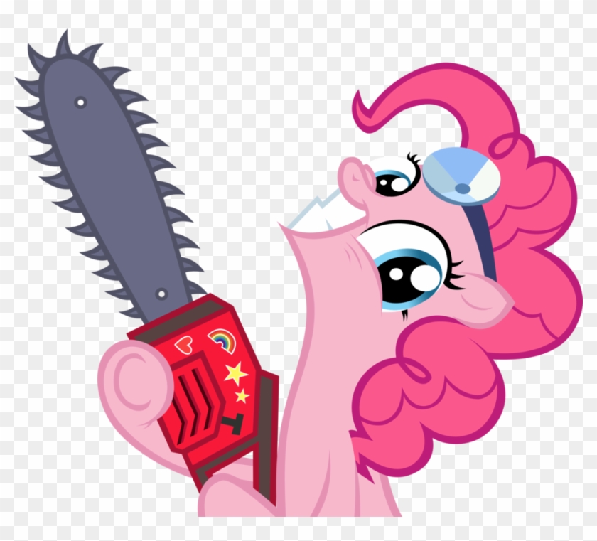 Pinkie Pie S Chainsaw By Sasukex125-d5qpx3q - Pinkie Pie Cupcakes Hd #493404