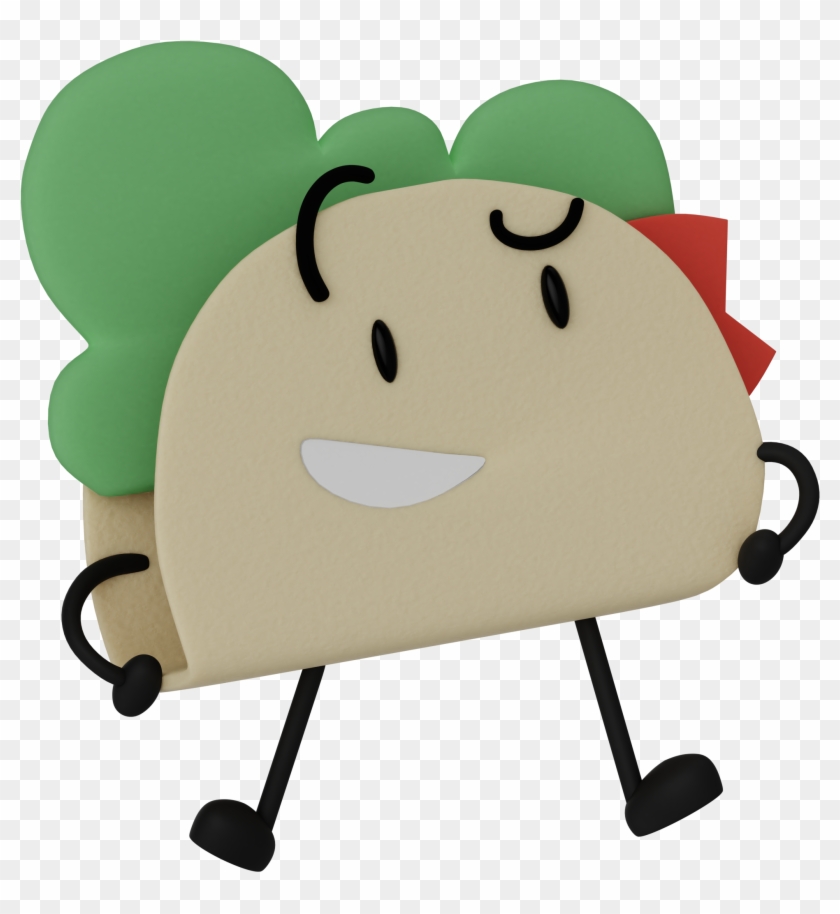 Cutietree 68 4 -taco By Cutietree - Battle For Bfdi 3d #493376