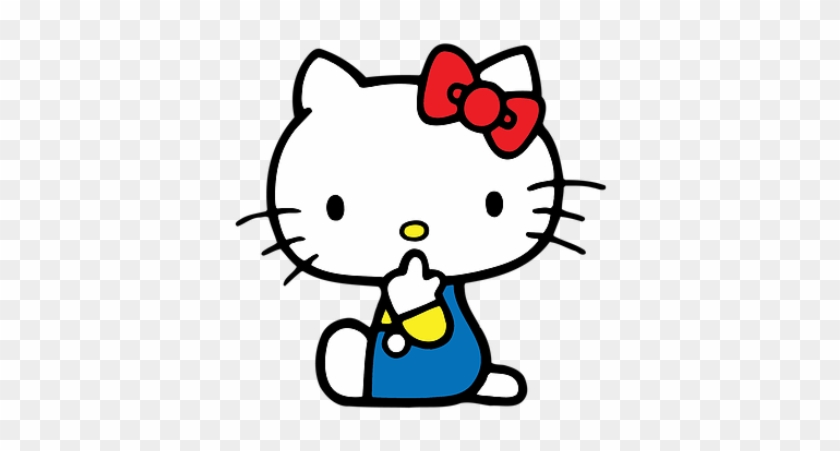 P Touch Clipart - Hello Kitty With Apple #493397