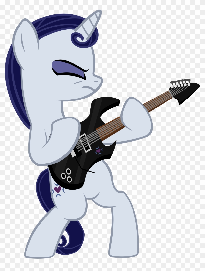 Moonlight Raven With Guitar By Ironm17 Moonlight Raven - Mlp Moonlight Raven #493470