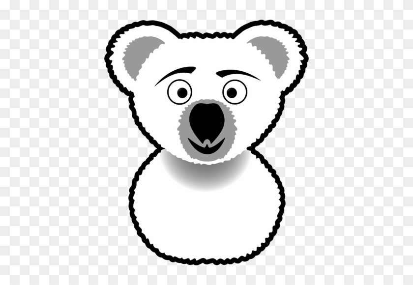 Koala Bear Line Art - Cartoon Koala Bear Mug #493512