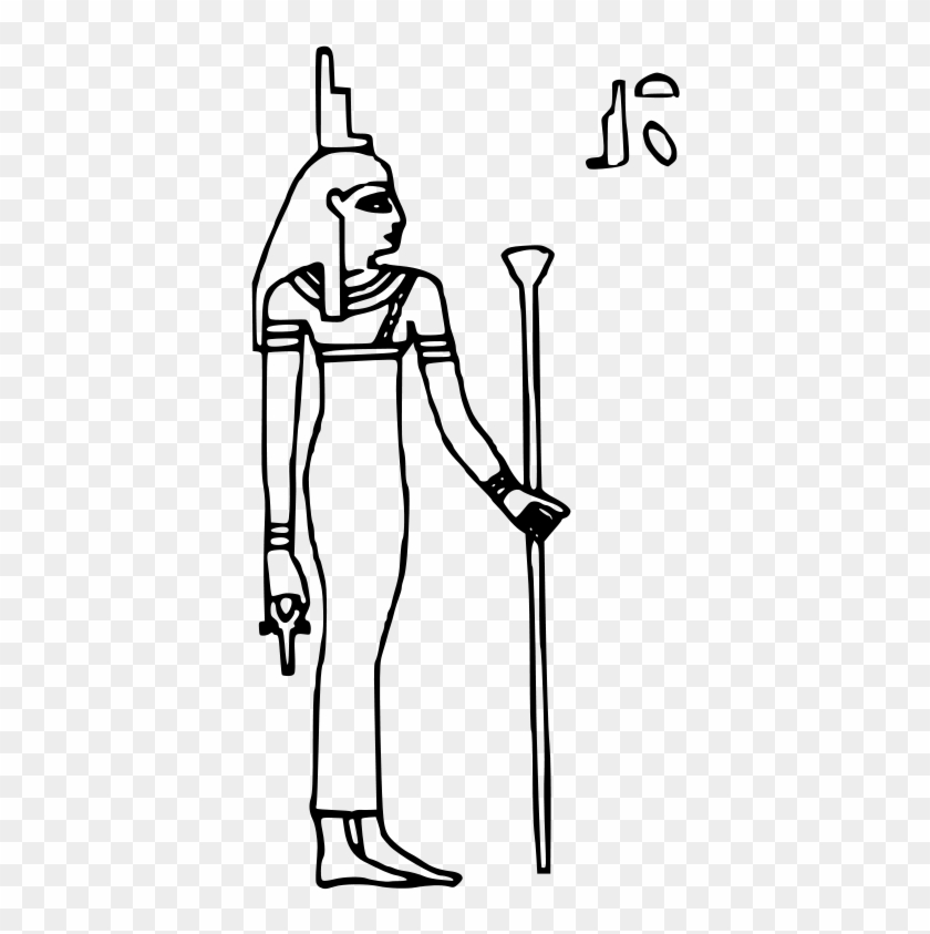 Egyptian Goddess Isis Cartoon #493538