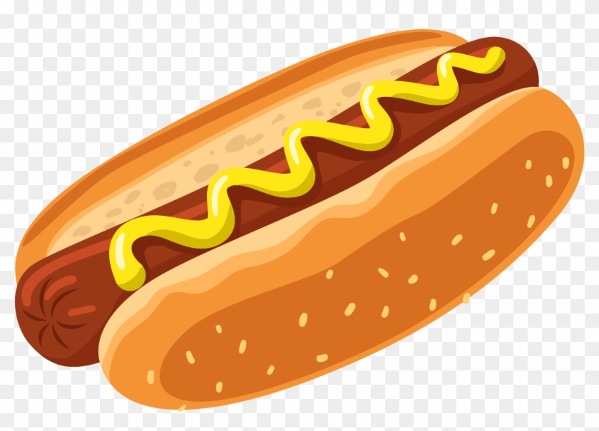 Junk Food Png Clipart Image 01 - Hot Dog Vector Png #493569