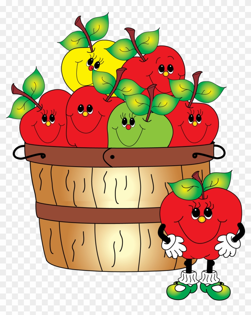 Bushel Of Apple S Cliparts - Clip Art #493764