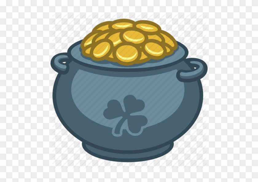 Leprechaun Pot - Pot Of Gold Icon #493823