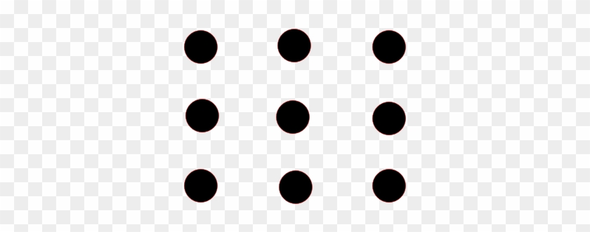 Dots Clipart Nine - 9 Dot Pattern #493876