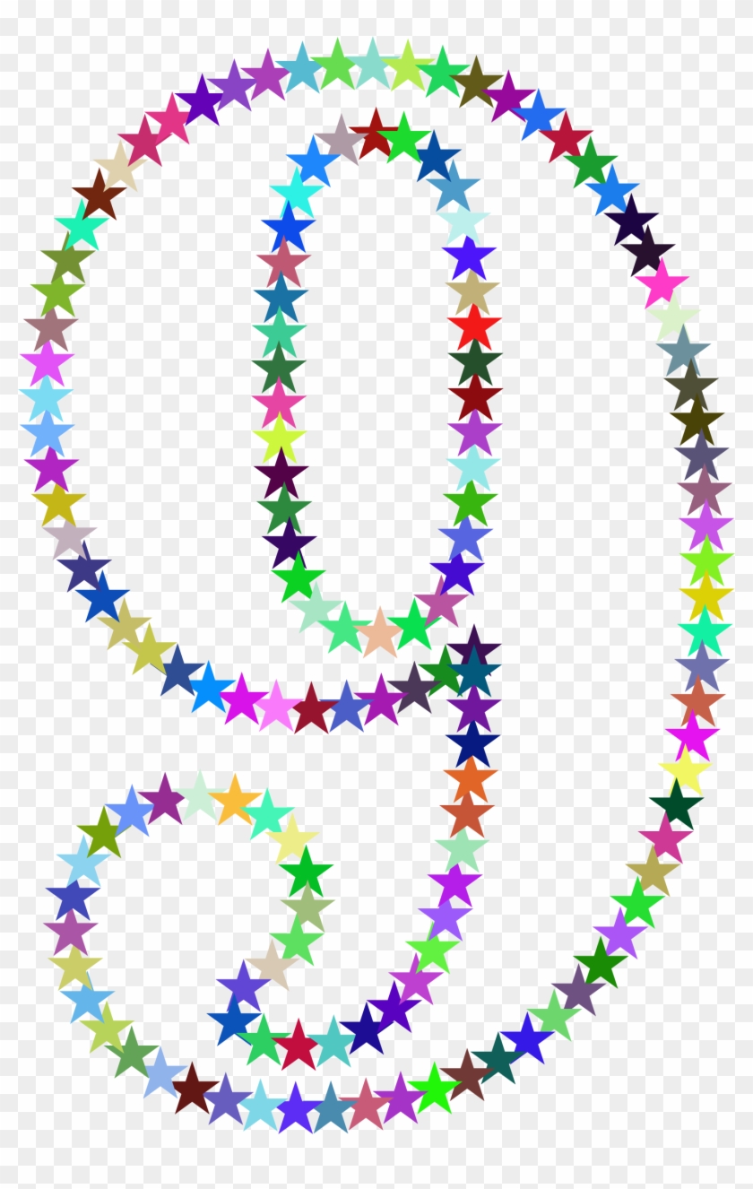 Big Image - Rainbow Star Number Nine Mugs #493899