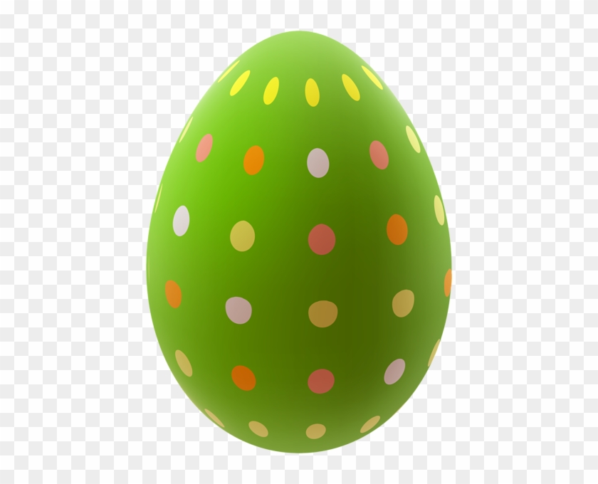 Easter Egg Green Png Clip Art Image - Circle #494086