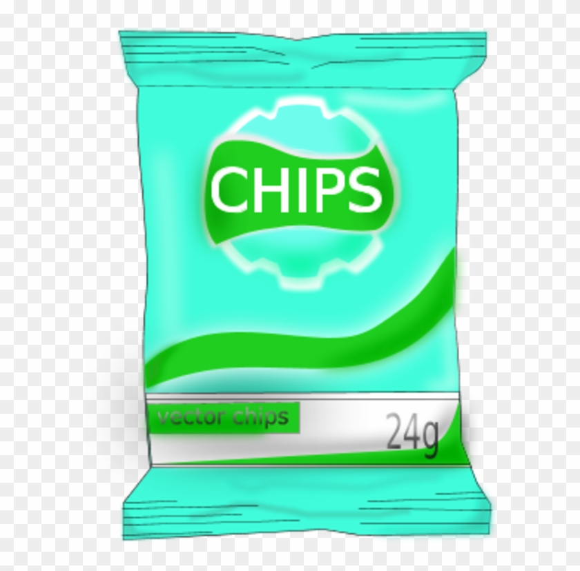 Chips Clipart Bag Chip - Potato Chip #494254