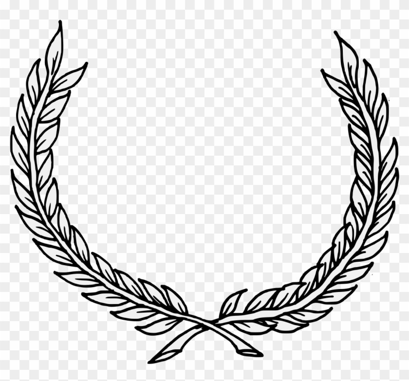 Branch Bay Laurel Laurel Wreath Clip Art - Laurel Wreath Clip Art #494374