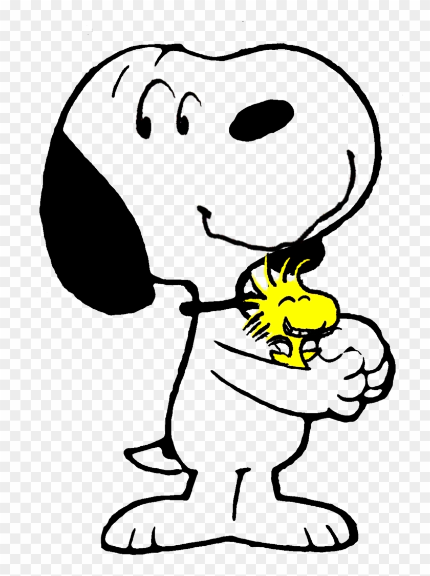 Friendly Hug By Bradsnoopy97 By Bradsnoopy97 - Snoopy With Woodstock On His Head #494447