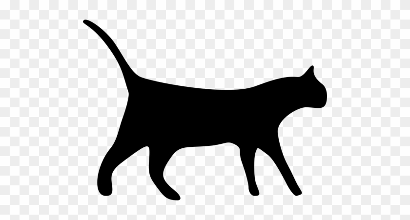 20037 Black Cat Silhouette Clip Art Free Public Domain - Cat Silhouette Clip Art #494512
