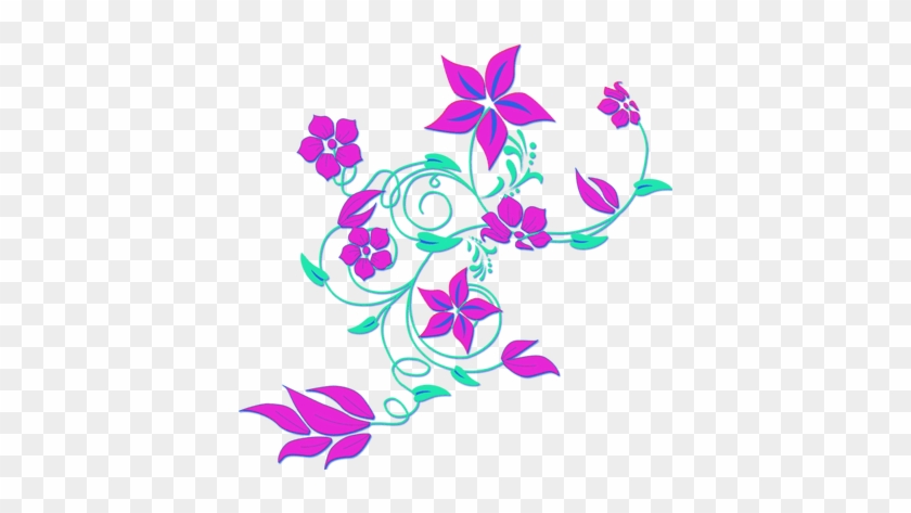 Clip Art Of Flower Border #494541