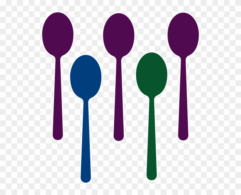 How To Set Use Spoons - Clip Art #494573