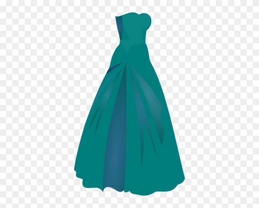 Green Dress Princess Clip Art At Clker - Princess Dresses Free Clip Art #494654