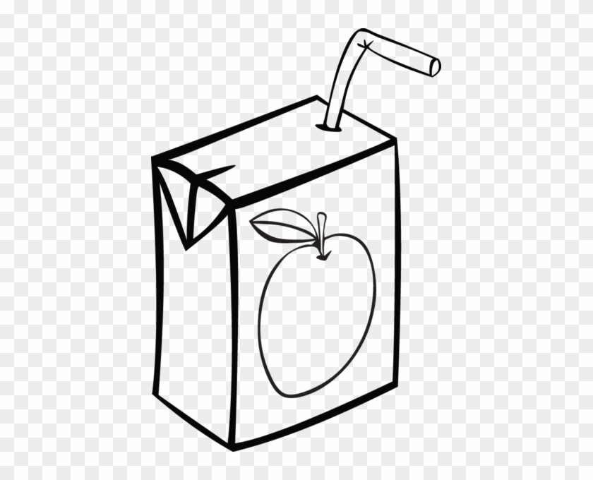 Apple Cider Coloring Pages 358ra Apple Juice Box Clipart - Juice Box Clipart Black And White #494674
