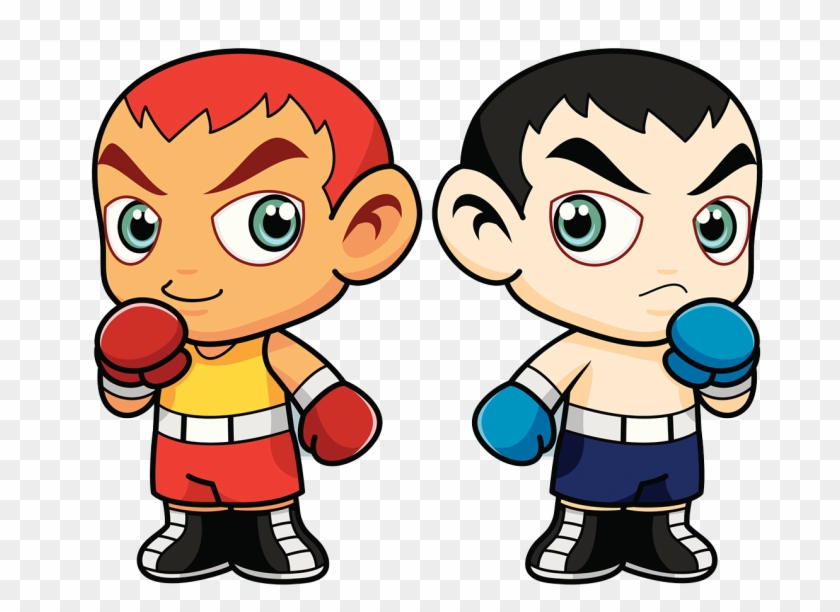Boxing Cartoon Muay Thai Drawing - Boxing Cartoon #494751